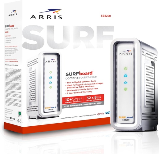 Arris Surfboard DOCSIS 3.1 Cable Modem